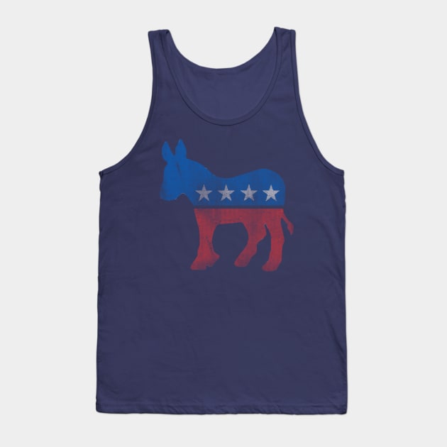 Democrat Donkey Vintage Tank Top by Flippin' Sweet Gear